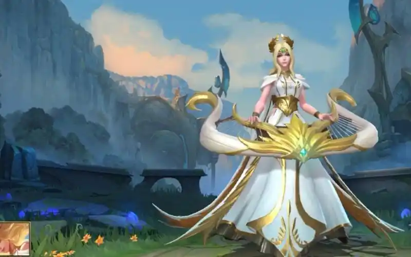 lol英雄联盟手游缪斯女神娑娜琴女皮肤视频musesonaskinspotlightwild