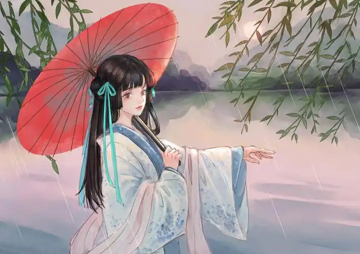 古风唯美插画人物