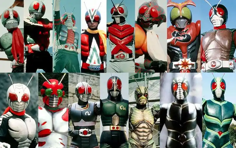 【1080p重置】历代假面骑士系列主题曲mv合集【昭和篇】