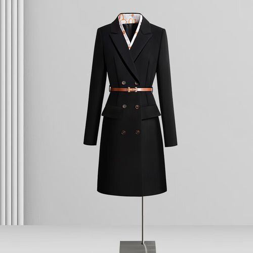 璇醇售楼处客服服装物业工装职业西装女春秋气质女神范前台接待 黑色