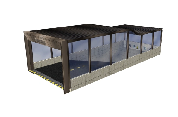 丨尚玉园车库出入口透视图