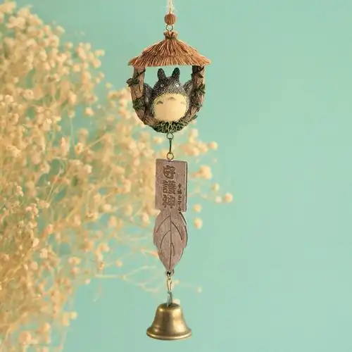 龙猫圆屋子原包装创意龙猫风铃挂饰铃铛挂件生日礼物送女生闺蜜同学