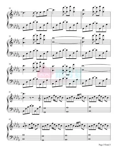 安苏羽,傅梦彤《潮汐》钢琴谱