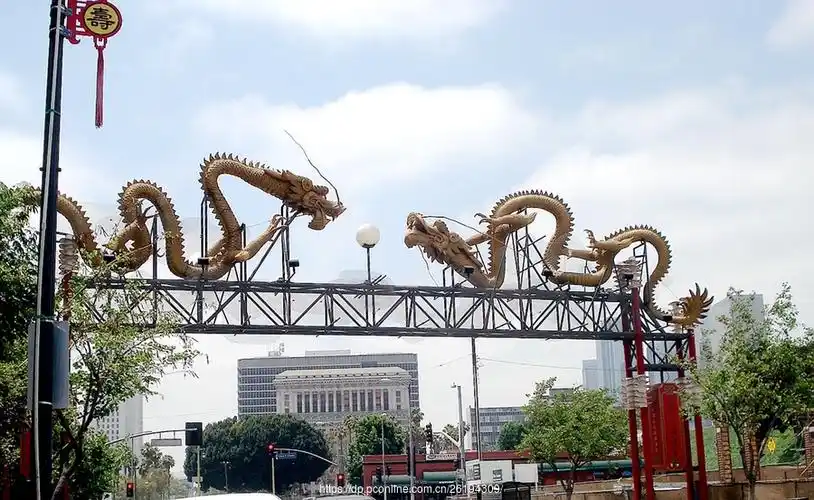 洛杉矶的"中国城"