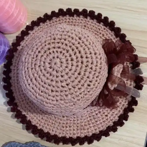 精选好物雪纺纱丝带线夏季毛线夏凉帽遮阳帽勾帽子线钩针线手工diy线