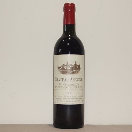 1981奥松酒庄红酒法国列级名庄原瓶进口干红葡萄酒chateau ausone