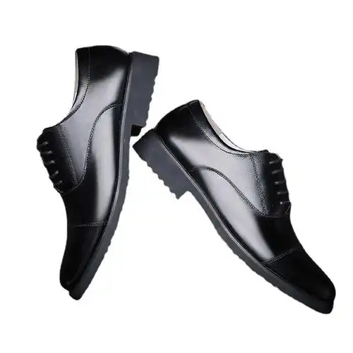 大码男鞋三接头皮鞋男士真皮圆头系带正装休闲鞋单鞋子男外贸291