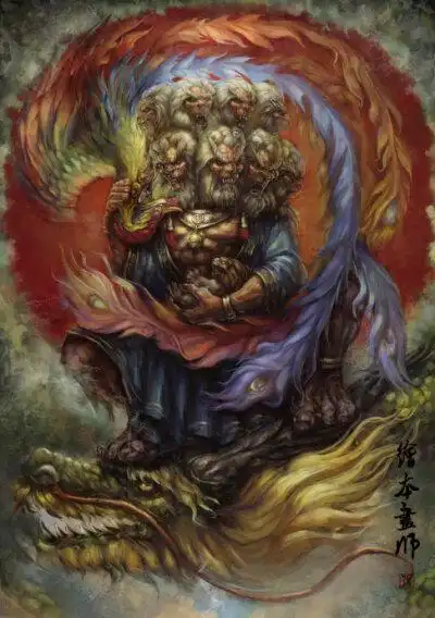 是太乙天尊的座驾,趁天尊狮奴偷喝太上老君的轮回琼液沉醉之际,私下