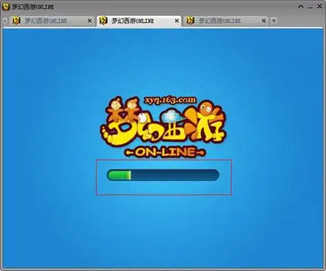 类似于网页版梦幻西游全新登录界面