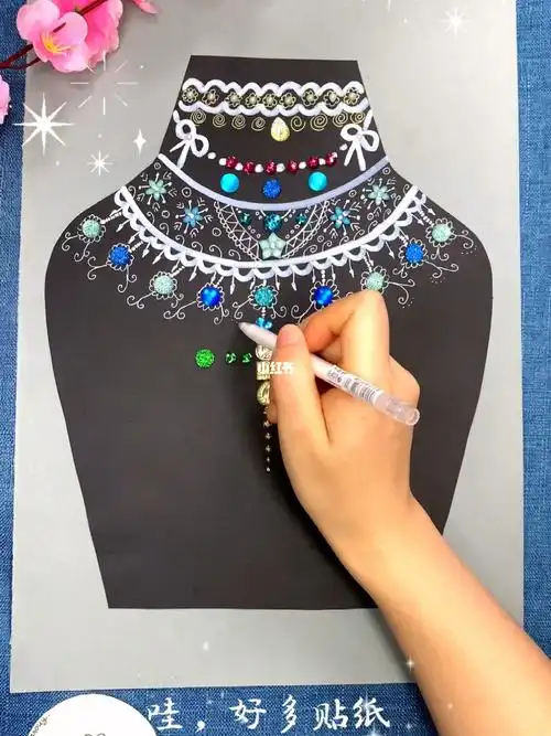 儿童美术  #珠宝设计  #可爱简笔画  #设计  #原创设计  #项链