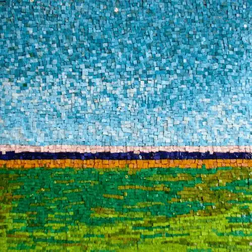 马赛克艺术镶嵌古城印象,解锁拼贴艺术的趣味表达!_作品_图案_装饰