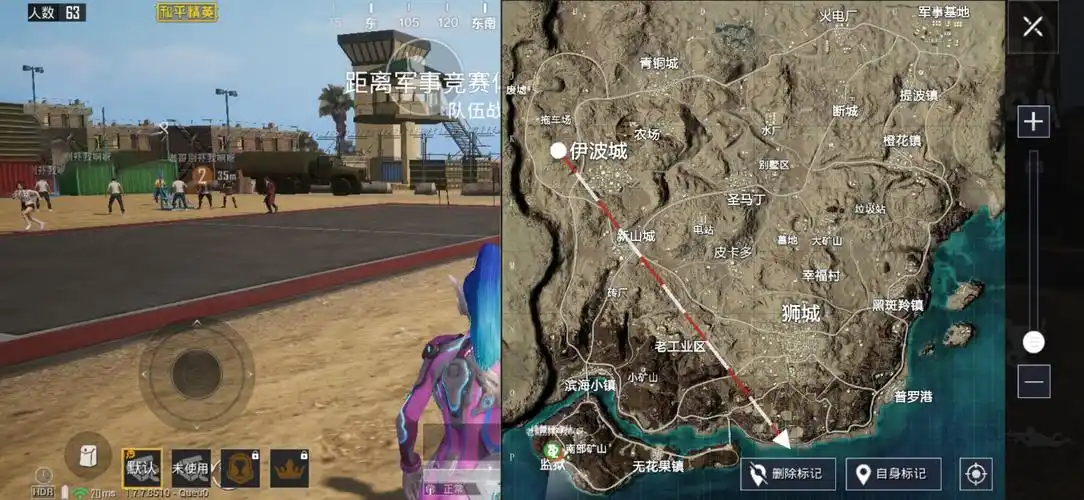 和平精英沙漠地图成菜鸟上分首选海岛都是大神在练技术