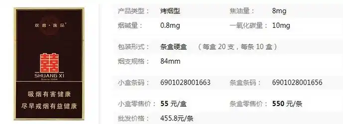 双喜硬逸品价格是多少 双喜硬逸品价格表查询一览-香烟网