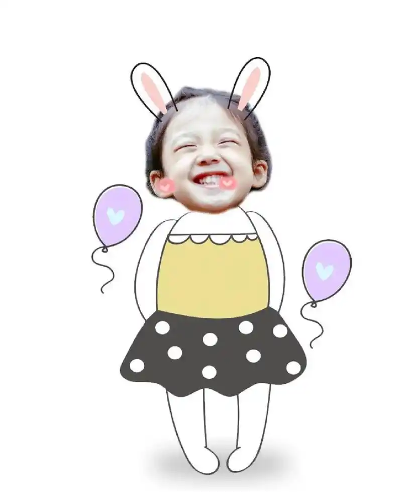 萌娃扣图 卡通身体大头照 幼儿园卡通头像 png免扣素材,需要的宝宝们