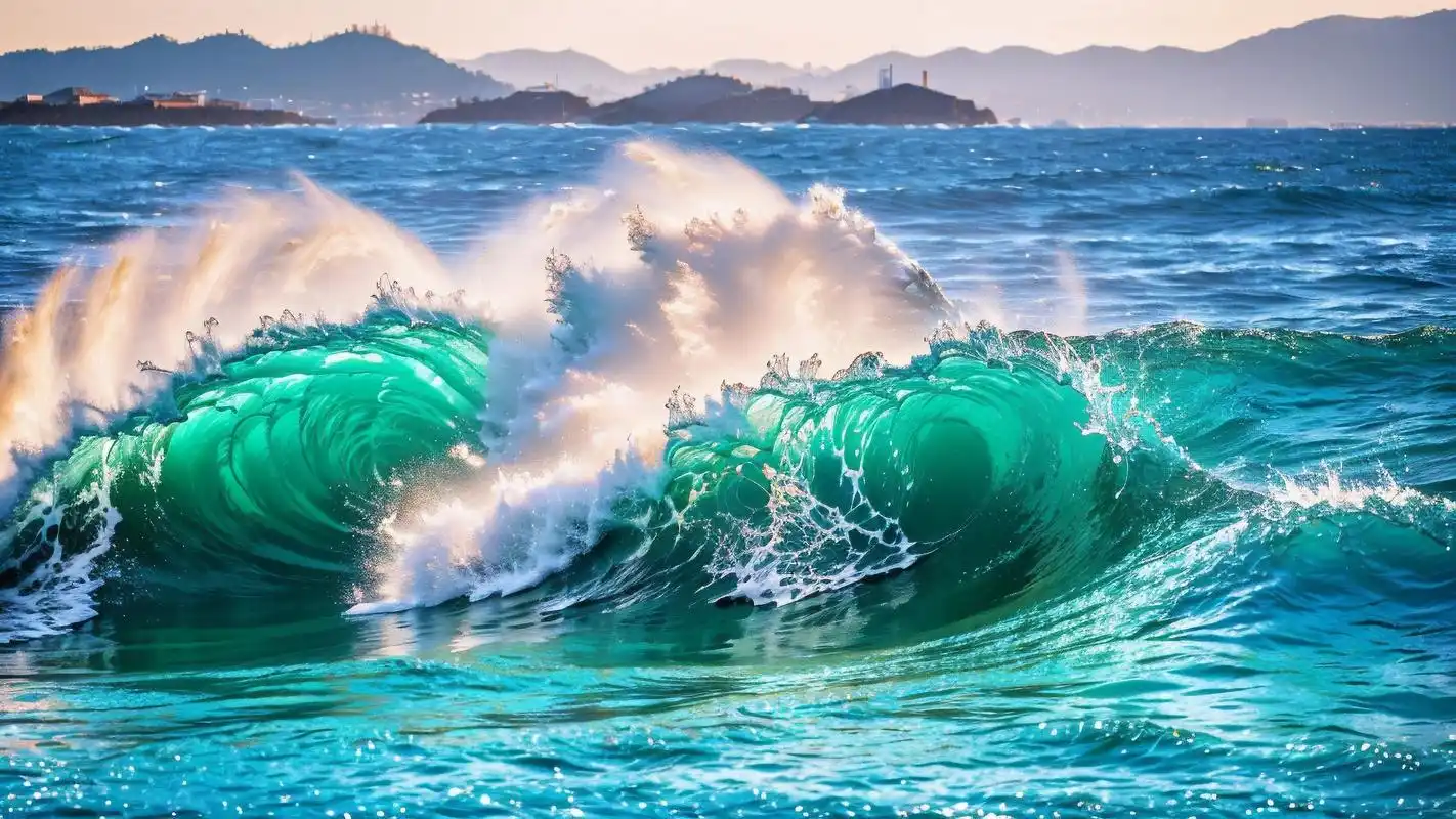 这里有一组绝美海浪横屏壁纸等你来拿!