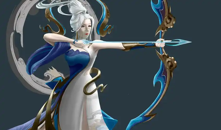 【插画】王者荣耀 五岳山河志 太华·伽罗