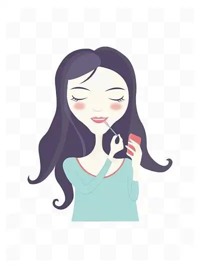 口红人物,设计素材免费下载_口红人物,设计图片-千图网平面设计