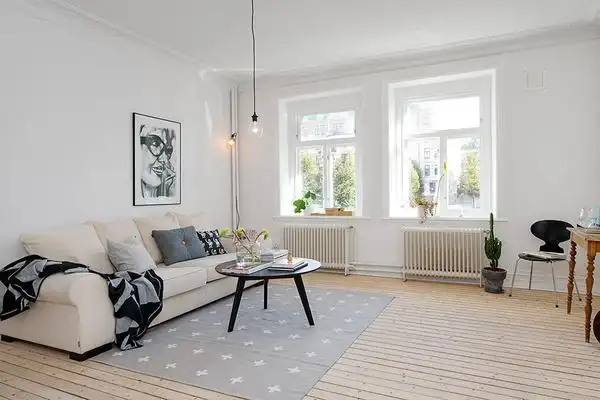 101平米开放式美丽家 北欧风格三居室装修效果图