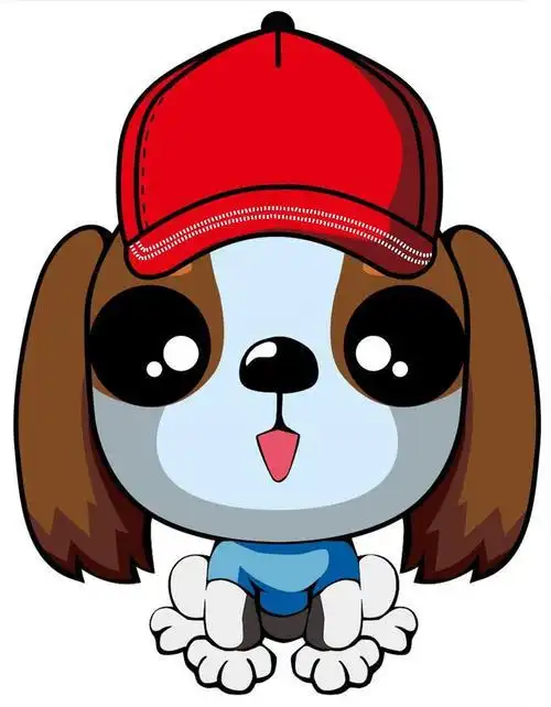 q版狗简笔画萌宠