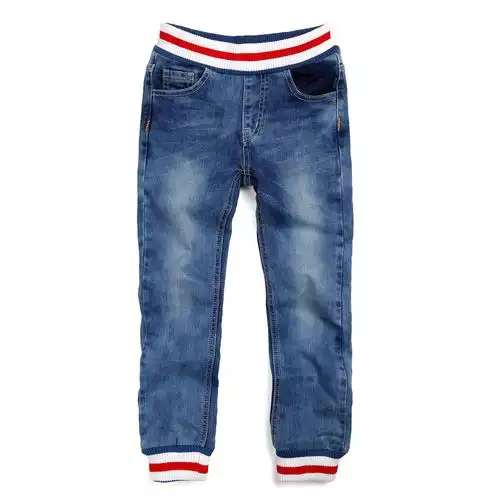 牧童牛仔裤 儿童小脚牛仔裤 男童秋季新款童裤 松紧带口2013新款