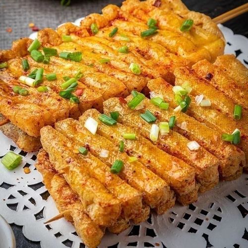 兰花豆腐串干豆制品油炸油串麻辣烫串串关东煮串豆腐干
