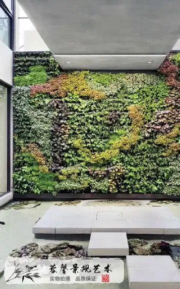 室内垂直绿化植物墙制作方法和比例设计
