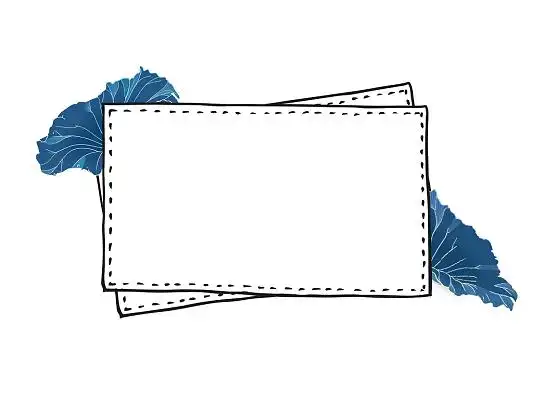 横向方框深色荷叶png素材春天边框春天边框树枝边框春天边框简约简约