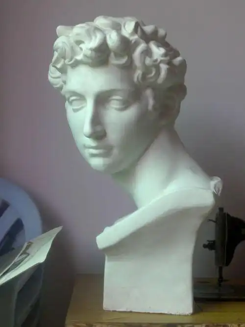 朱里诺亚美第奇石膏头像