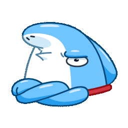 鲨鱼表情包丨蓝色沙雕鲨鱼表情包合集