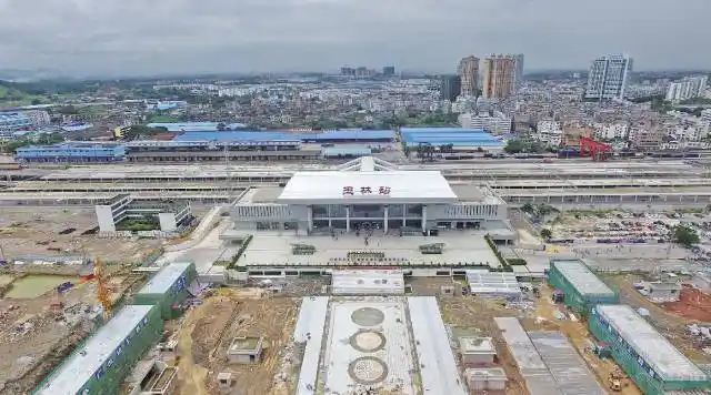 玉林火车站站前广场或将国庆前后亮相!