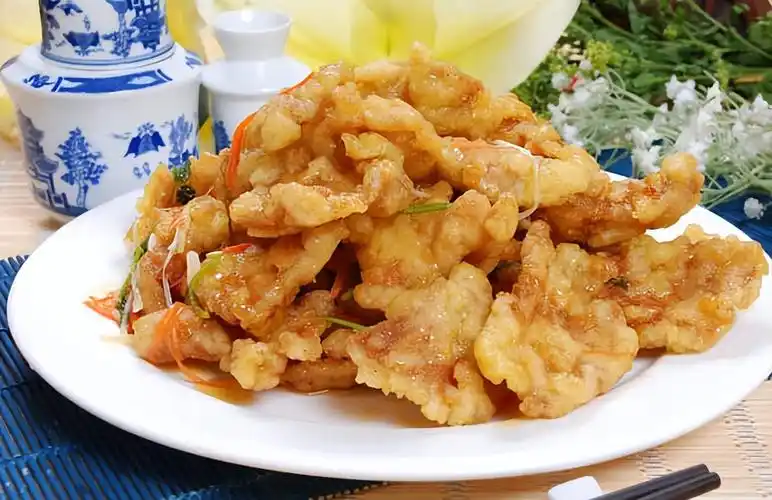 东北菜经典老式锅包肉外酥里嫩酸甜可口女士孩子的最爱