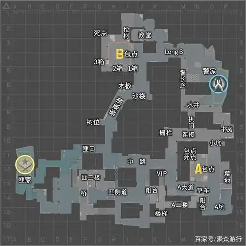 cs热门竞技地图各单位名称大全