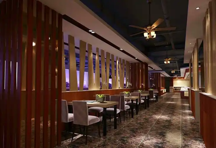 220平米酒店大厅石膏板吊顶装修效果图