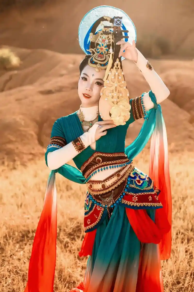 耒阳艺术照 #摄影#敦煌飞天  - 抖音