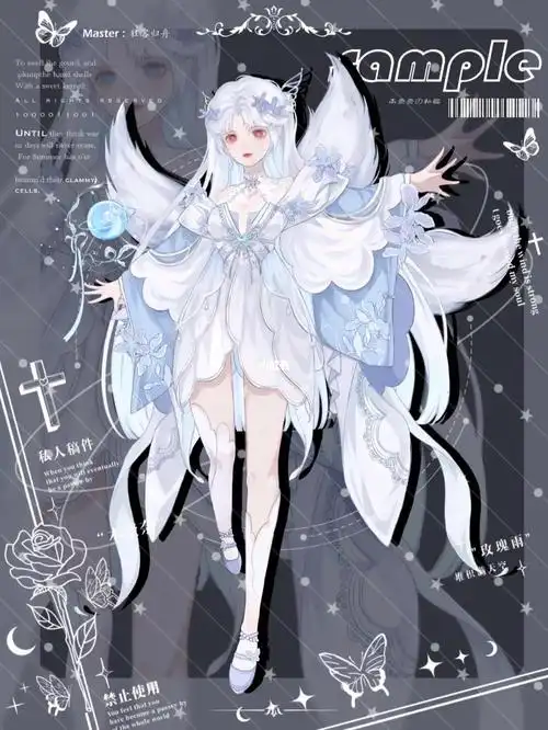 稿件展示定制鸢尾花狐狸妹妹