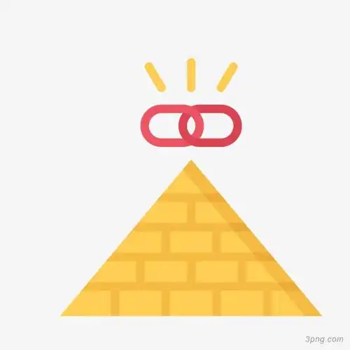 金字塔手绘创意矢量图png素材透明免抠图片-卡通手绘