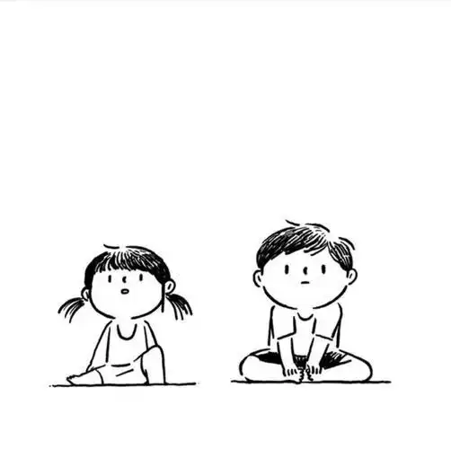 手绘 线稿 480406简笔画头像哥哥 第2页关于简单两姐弟简笔画