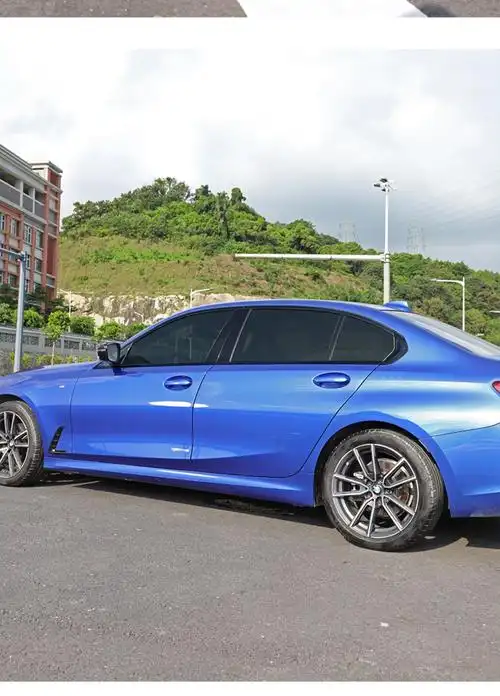 适用20-21款宝马新3系曜夜版套装改装用品耀夜车窗饰条黑色亮条 亮黑