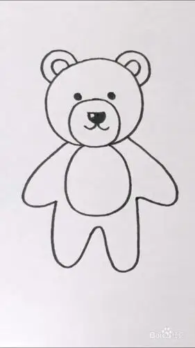 熊的简笔画怎样画?
