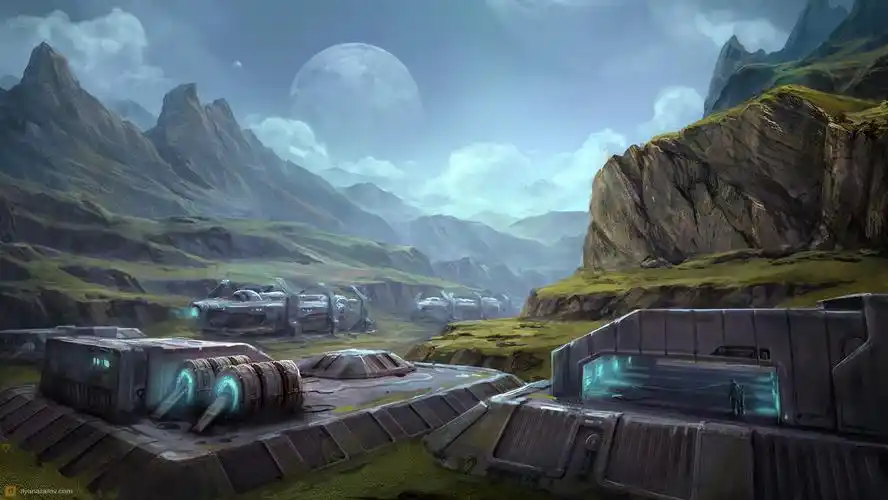 ilyanazarov的游戏场景原画作品集