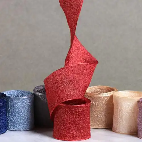 哑光木棉纱带 diy鲜花包装手工头饰材料花艺蛋糕烘焙哑光木棉纱带