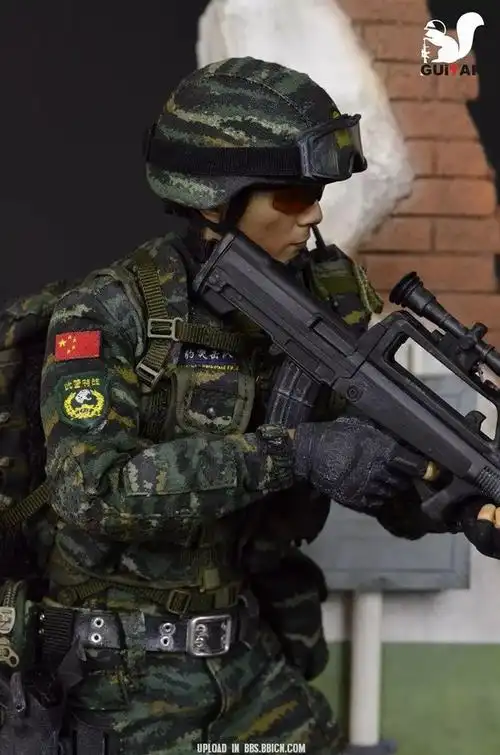 [开箱] damtoys 中国武警特警部队 - 雪豹突击队队员(78052#)队长