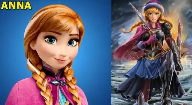 迪士尼公主变身女战士!灰姑娘神似吾王saber,白雪公主美翻天!