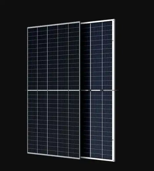 天合光能至尊系列双面双玻组件(图片来源: 天合光能)