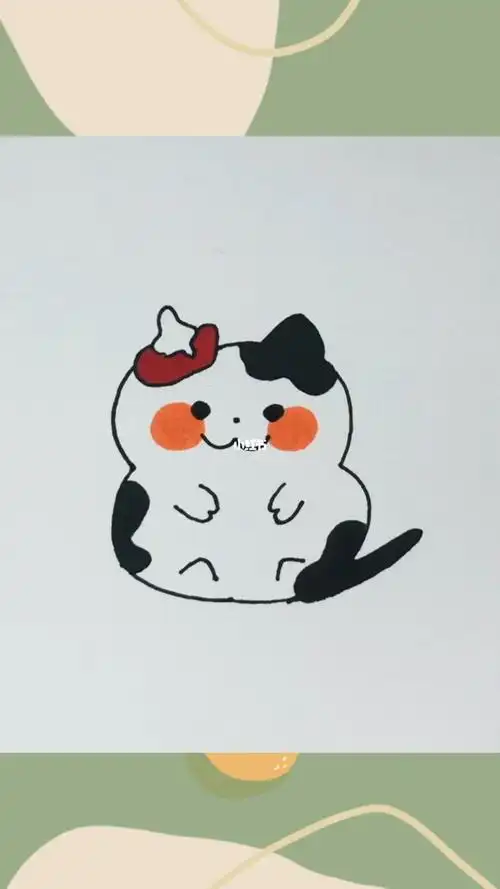 q版小猫简笔画