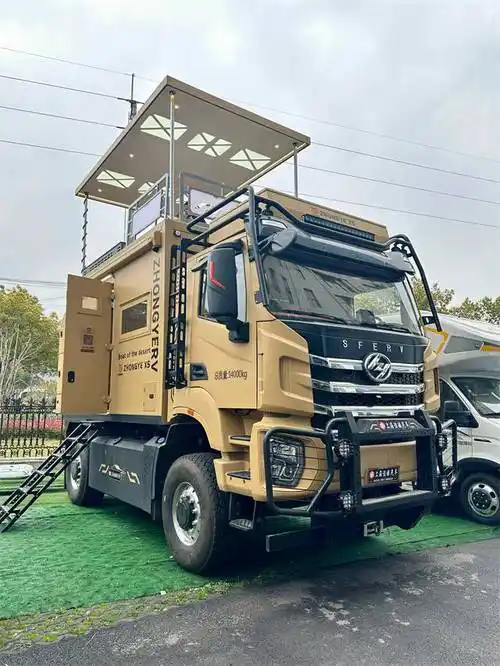 红岩四驱重卡房车,快来看看吧_搜狐汽车_搜狐网