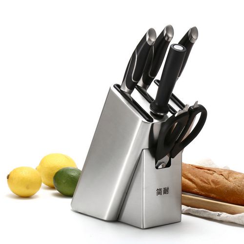 刀架刀座不锈钢厨房置物架菜刀架厨具放刀收纳架插刀盒304刀具架