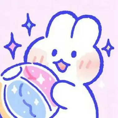 q版兔子萌图手绘头像高清超萌的简约可爱简笔画兔子头像图片