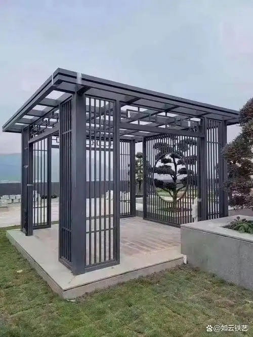 西安铁艺凉亭廊架如何选择?