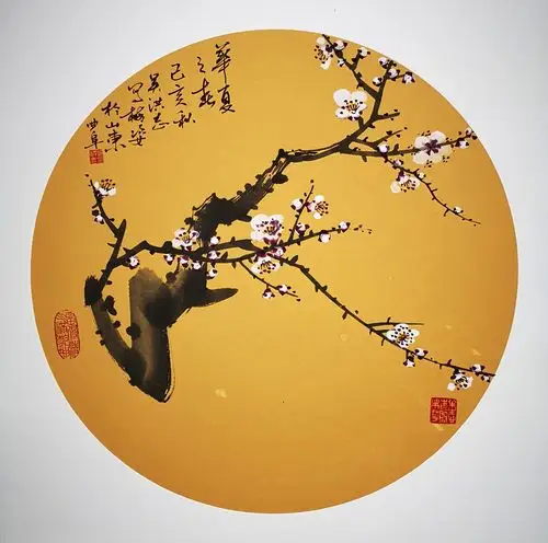 画梅名家吴洪志《梅花》作品欣赏__凤凰网